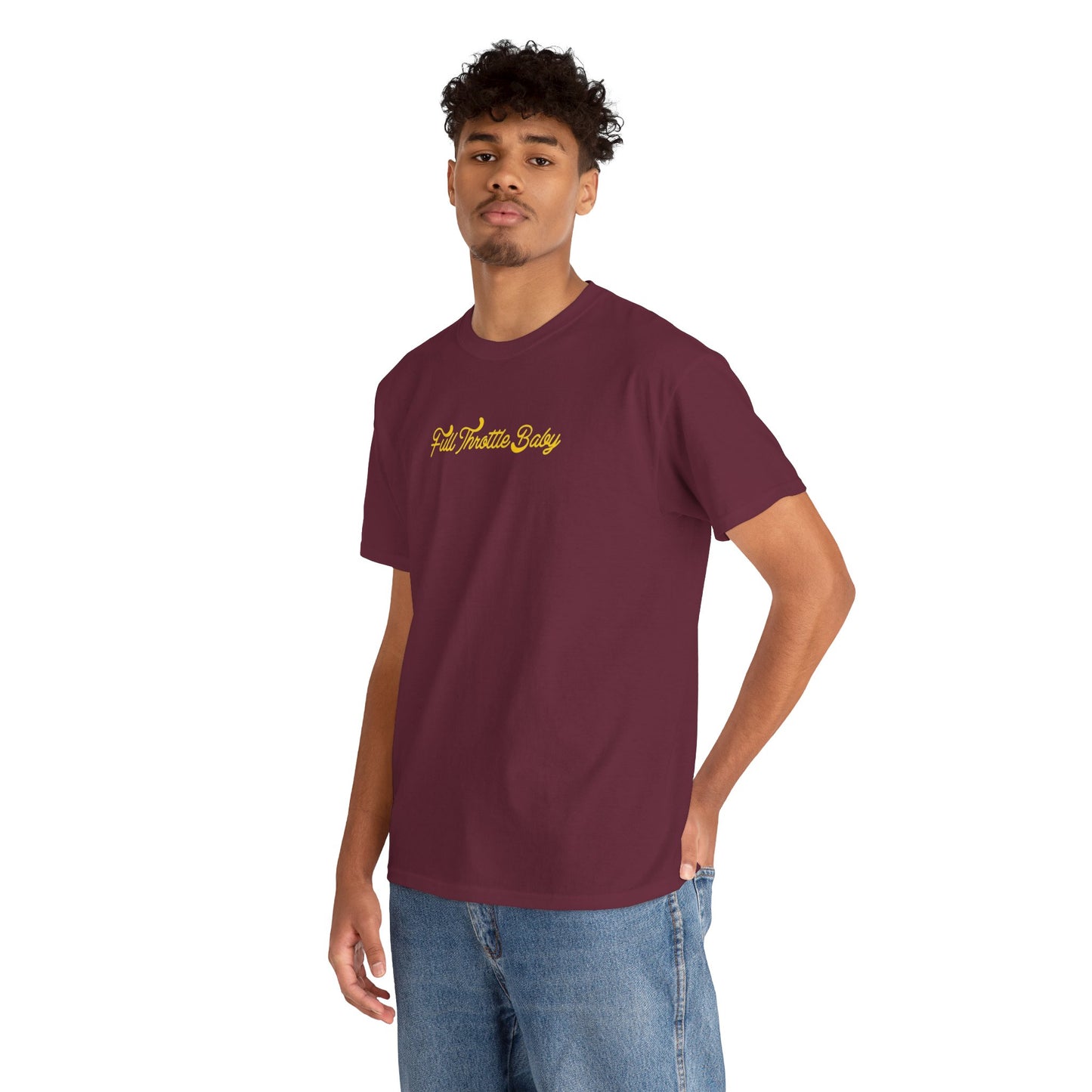 Full Throttle Baby Tee - Vintage Inspired Graphic Tee