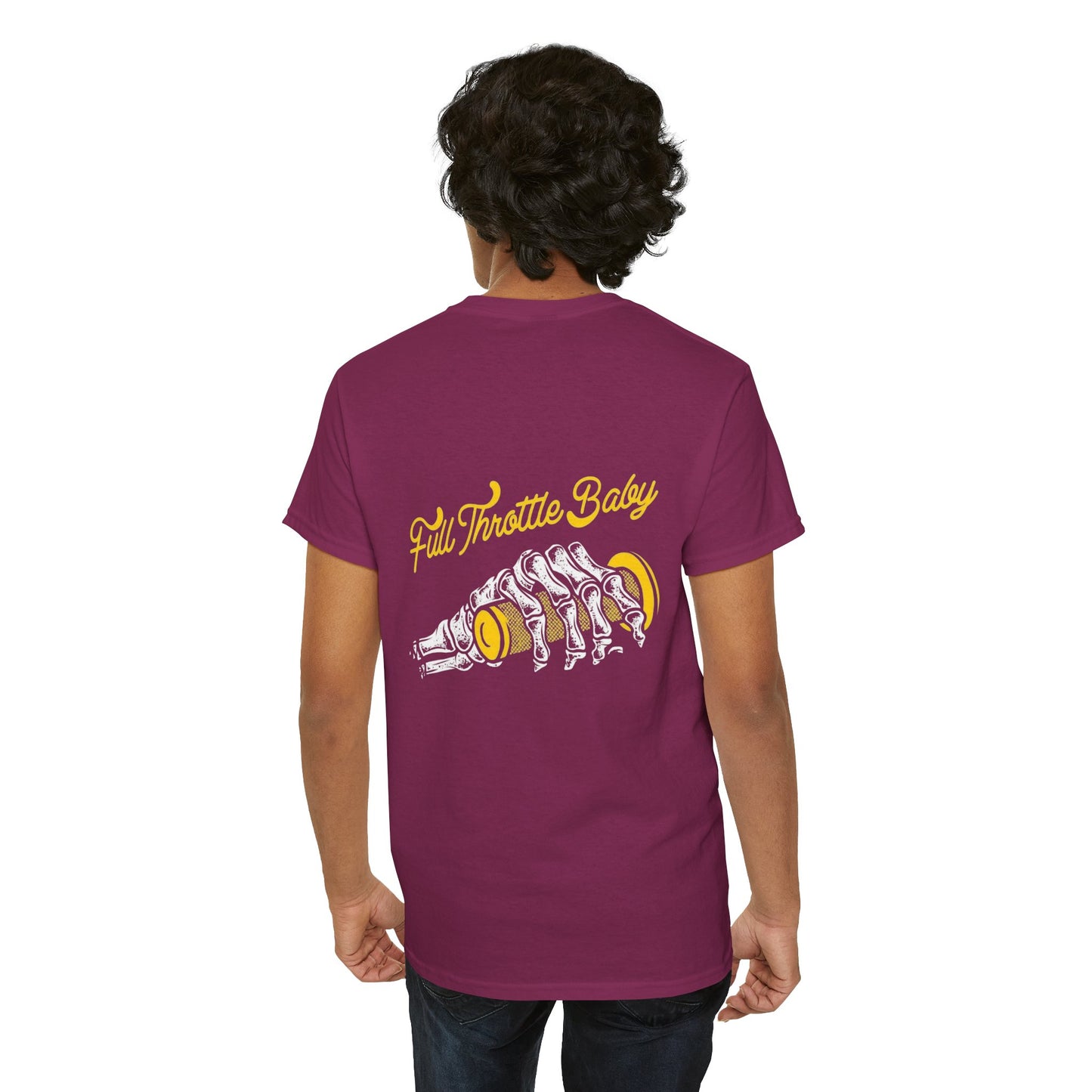 Full Throttle Baby Tee - Vintage Inspired Graphic Tee