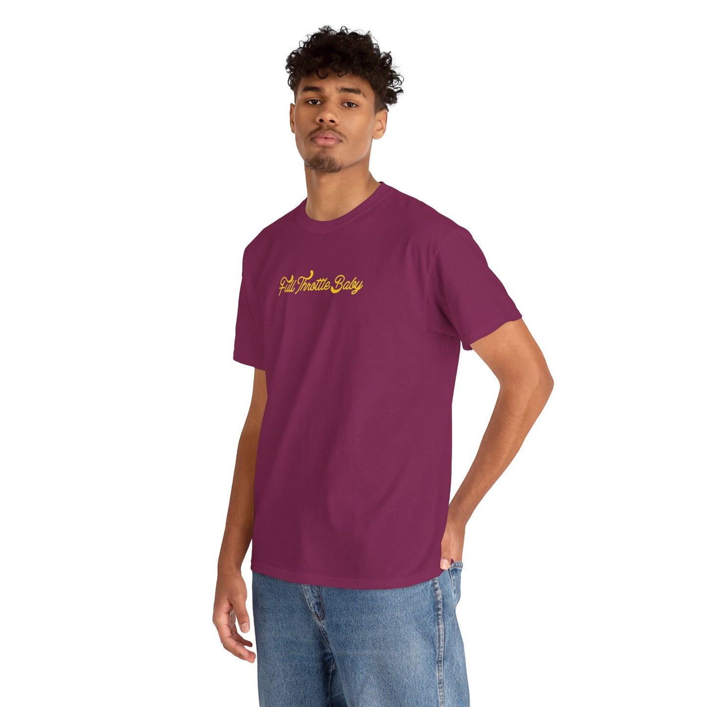 Full Throttle Baby Tee - Vintage Inspired Graphic Tee