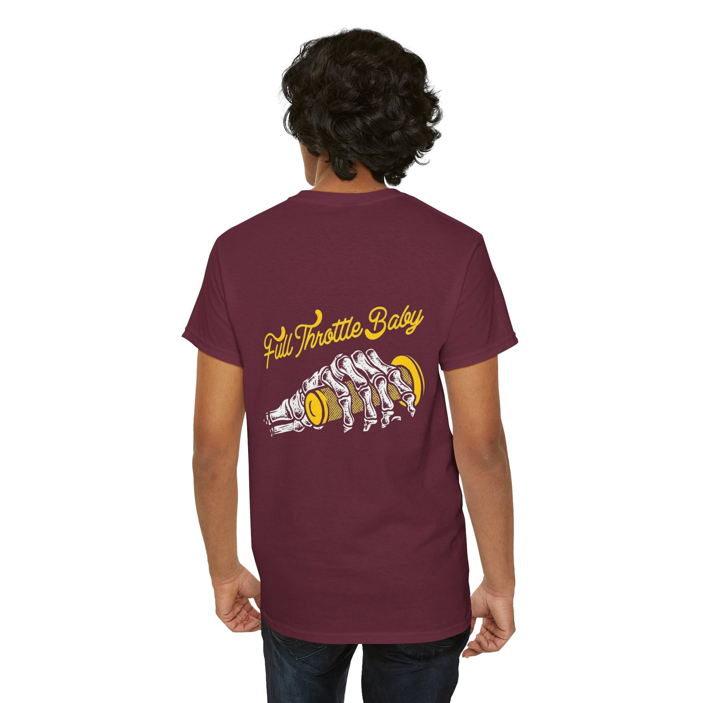 Full Throttle Baby Tee - Vintage Inspired Graphic Tee